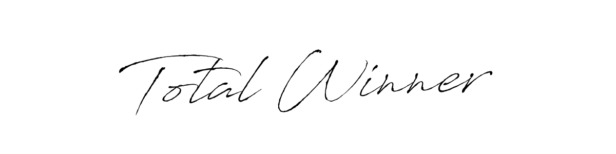 Check out images of Autograph of Total Winner name. Actor Total Winner Signature Style. Antro_Vectra is a professional sign style online. Total Winner signature style 6 images and pictures png