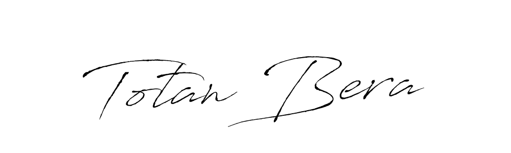 Use a signature maker to create a handwritten signature online. With this signature software, you can design (Antro_Vectra) your own signature for name Totan Bera. Totan Bera signature style 6 images and pictures png