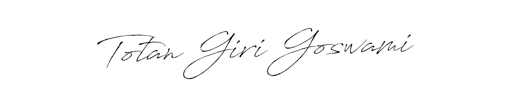 The best way (Antro_Vectra) to make a short signature is to pick only two or three words in your name. The name Totan Giri Goswami include a total of six letters. For converting this name. Totan Giri Goswami signature style 6 images and pictures png