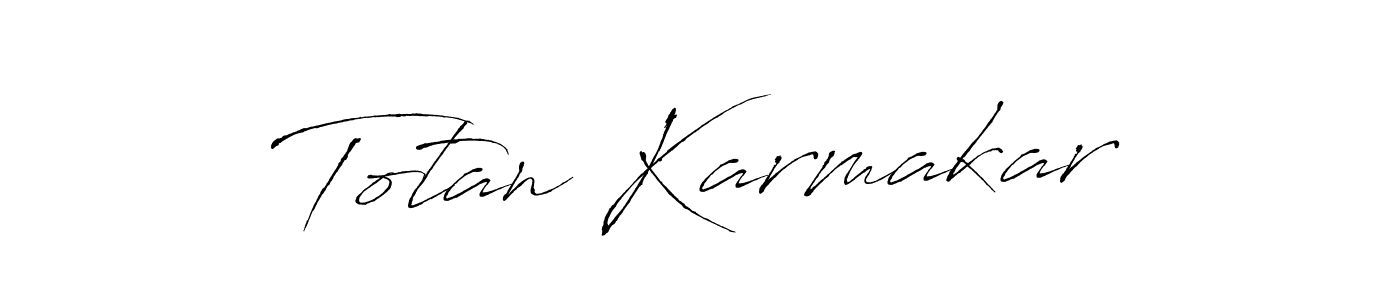 This is the best signature style for the Totan Karmakar name. Also you like these signature font (Antro_Vectra). Mix name signature. Totan Karmakar signature style 6 images and pictures png