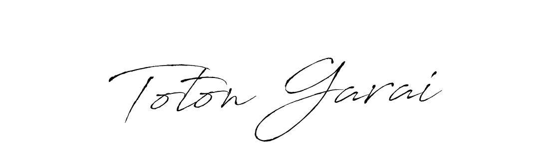 Use a signature maker to create a handwritten signature online. With this signature software, you can design (Antro_Vectra) your own signature for name Toton Garai. Toton Garai signature style 6 images and pictures png