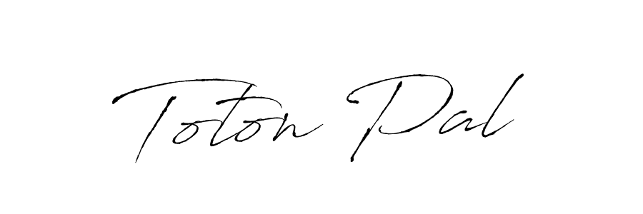 Use a signature maker to create a handwritten signature online. With this signature software, you can design (Antro_Vectra) your own signature for name Toton Pal. Toton Pal signature style 6 images and pictures png