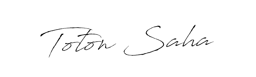 The best way (Antro_Vectra) to make a short signature is to pick only two or three words in your name. The name Toton Saha include a total of six letters. For converting this name. Toton Saha signature style 6 images and pictures png