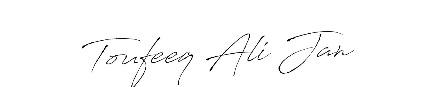 You can use this online signature creator to create a handwritten signature for the name Toufeeq Ali Jan. This is the best online autograph maker. Toufeeq Ali Jan signature style 6 images and pictures png
