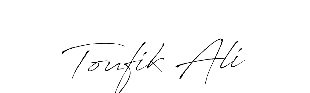 Also we have Toufik Ali name is the best signature style. Create professional handwritten signature collection using Antro_Vectra autograph style. Toufik Ali signature style 6 images and pictures png