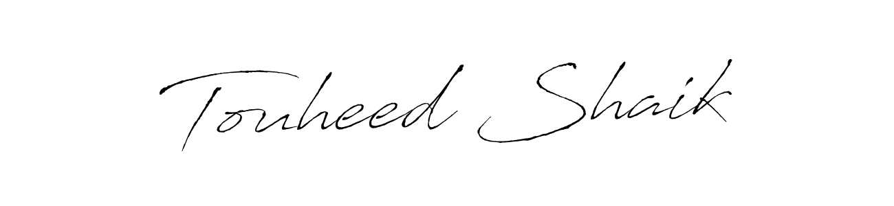Once you've used our free online signature maker to create your best signature Antro_Vectra style, it's time to enjoy all of the benefits that Touheed Shaik name signing documents. Touheed Shaik signature style 6 images and pictures png
