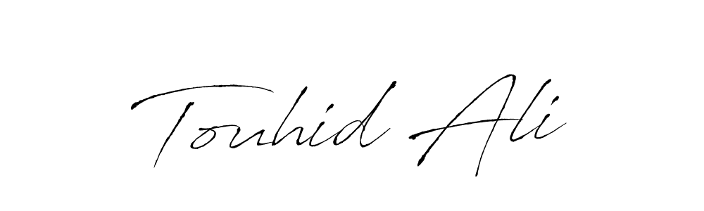 This is the best signature style for the Touhid Ali name. Also you like these signature font (Antro_Vectra). Mix name signature. Touhid Ali signature style 6 images and pictures png