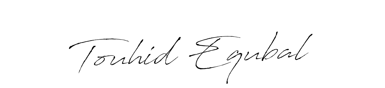 Make a beautiful signature design for name Touhid Equbal. Use this online signature maker to create a handwritten signature for free. Touhid Equbal signature style 6 images and pictures png