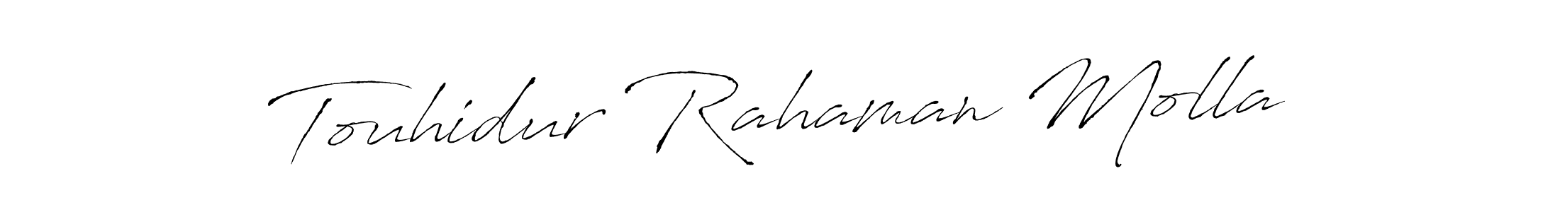 This is the best signature style for the Touhidur Rahaman Molla name. Also you like these signature font (Antro_Vectra). Mix name signature. Touhidur Rahaman Molla signature style 6 images and pictures png