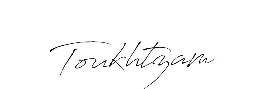 You should practise on your own different ways (Antro_Vectra) to write your name (Toukhtzam) in signature. don't let someone else do it for you. Toukhtzam signature style 6 images and pictures png