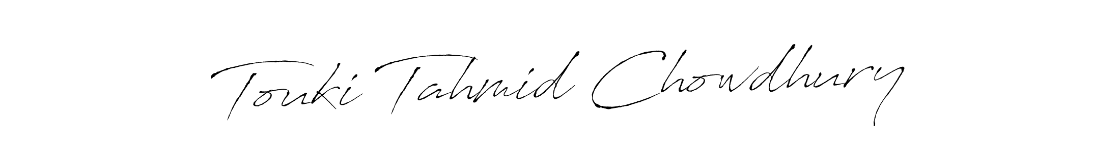 You can use this online signature creator to create a handwritten signature for the name Touki Tahmid Chowdhury. This is the best online autograph maker. Touki Tahmid Chowdhury signature style 6 images and pictures png