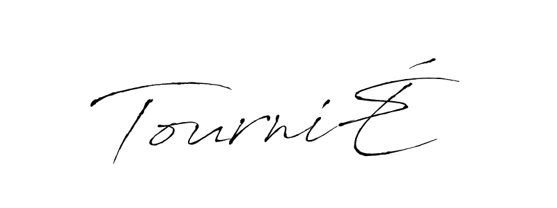 Antro_Vectra is a professional signature style that is perfect for those who want to add a touch of class to their signature. It is also a great choice for those who want to make their signature more unique. Get TourniÉ name to fancy signature for free. TourniÉ signature style 6 images and pictures png