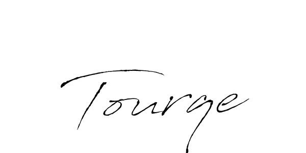Make a beautiful signature design for name Tourqe. With this signature (Antro_Vectra) style, you can create a handwritten signature for free. Tourqe signature style 6 images and pictures png