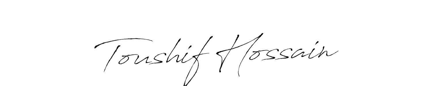 Also You can easily find your signature by using the search form. We will create Toushif Hossain name handwritten signature images for you free of cost using Antro_Vectra sign style. Toushif Hossain signature style 6 images and pictures png