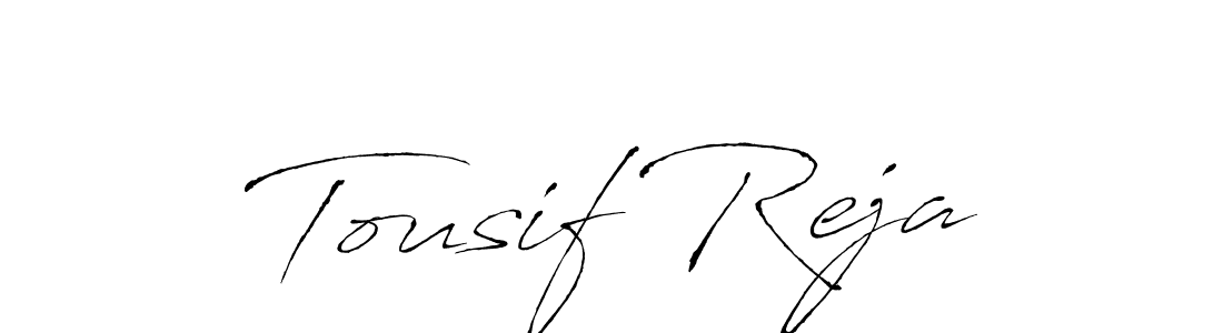 This is the best signature style for the Tousif Reja name. Also you like these signature font (Antro_Vectra). Mix name signature. Tousif Reja signature style 6 images and pictures png