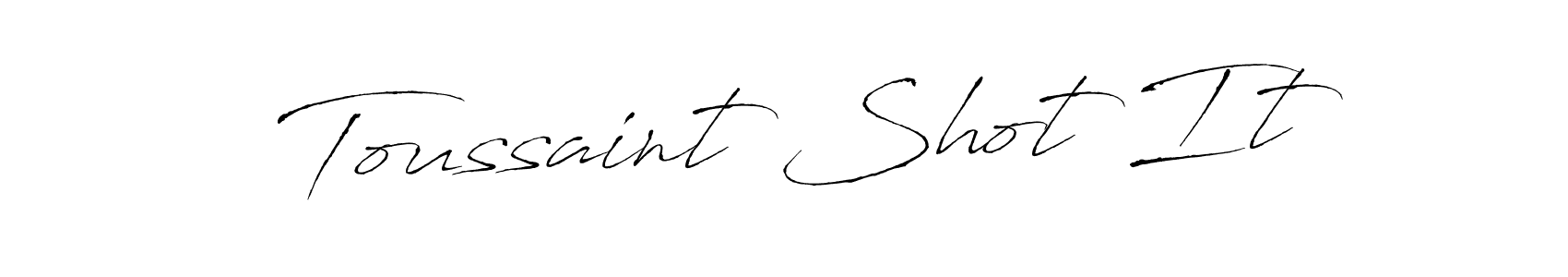 Once you've used our free online signature maker to create your best signature Antro_Vectra style, it's time to enjoy all of the benefits that Toussaint Shot It name signing documents. Toussaint Shot It signature style 6 images and pictures png