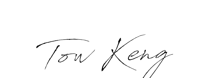 The best way (Antro_Vectra) to make a short signature is to pick only two or three words in your name. The name Tow Keng include a total of six letters. For converting this name. Tow Keng signature style 6 images and pictures png