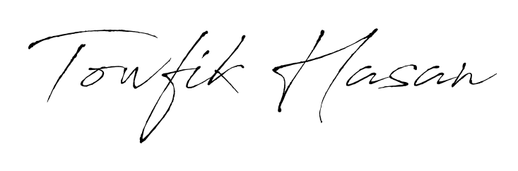 Build your personal autograph collection for name Towfik Hasan with Antro_Vectra design. Browse, select, and save your favorites. Towfik Hasan signature style 6 images and pictures png