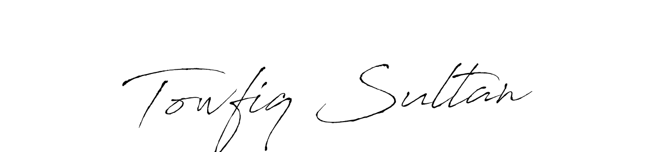 Towfiq Sultan stylish signature style. Best Handwritten Sign (Antro_Vectra) for my name. Handwritten Signature Collection Ideas for my name Towfiq Sultan. Towfiq Sultan signature style 6 images and pictures png