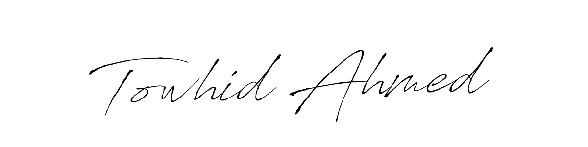 This is the best signature style for the Towhid Ahmed name. Also you like these signature font (Antro_Vectra). Mix name signature. Towhid Ahmed signature style 6 images and pictures png