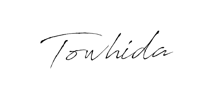 if you are searching for the best signature style for your name Towhida. so please give up your signature search. here we have designed multiple signature styles  using Antro_Vectra. Towhida signature style 6 images and pictures png
