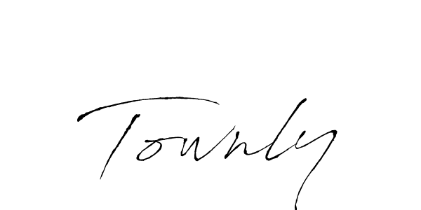 How to make Townly name signature. Use Antro_Vectra style for creating short signs online. This is the latest handwritten sign. Townly signature style 6 images and pictures png