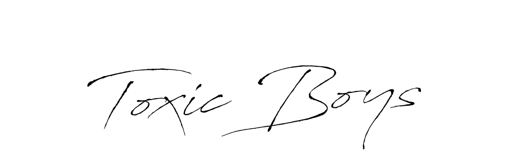 Similarly Antro_Vectra is the best handwritten signature design. Signature creator online .You can use it as an online autograph creator for name Toxic Boys. Toxic Boys signature style 6 images and pictures png