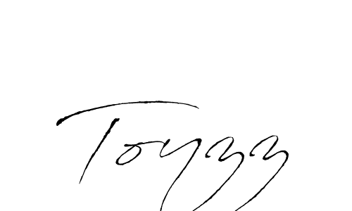 Use a signature maker to create a handwritten signature online. With this signature software, you can design (Antro_Vectra) your own signature for name Toyzz. Toyzz signature style 6 images and pictures png