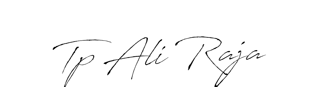 How to make Tp Ali Raja signature? Antro_Vectra is a professional autograph style. Create handwritten signature for Tp Ali Raja name. Tp Ali Raja signature style 6 images and pictures png