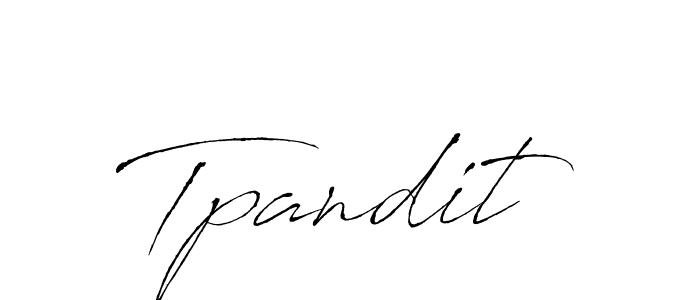 Antro_Vectra is a professional signature style that is perfect for those who want to add a touch of class to their signature. It is also a great choice for those who want to make their signature more unique. Get Tpandit name to fancy signature for free. Tpandit signature style 6 images and pictures png