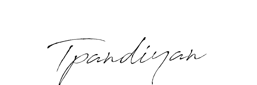 Tpandiyan stylish signature style. Best Handwritten Sign (Antro_Vectra) for my name. Handwritten Signature Collection Ideas for my name Tpandiyan. Tpandiyan signature style 6 images and pictures png