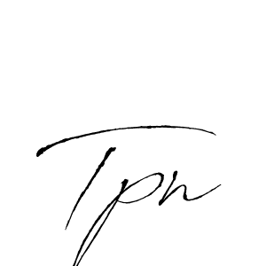 Create a beautiful signature design for name Tpn. With this signature (Antro_Vectra) fonts, you can make a handwritten signature for free. Tpn signature style 6 images and pictures png