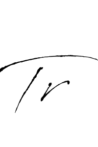 You should practise on your own different ways (Antro_Vectra) to write your name (Tr) in signature. don't let someone else do it for you. Tr signature style 6 images and pictures png