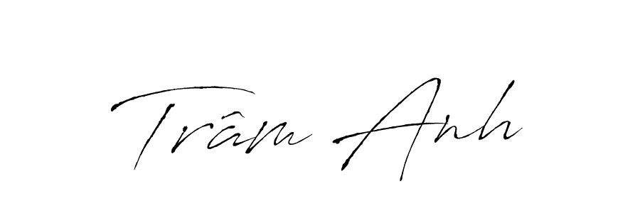 You can use this online signature creator to create a handwritten signature for the name Trâm Anh. This is the best online autograph maker. Trâm Anh signature style 6 images and pictures png