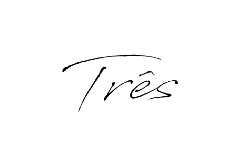 The best way (Antro_Vectra) to make a short signature is to pick only two or three words in your name. The name Três include a total of six letters. For converting this name. Três signature style 6 images and pictures png