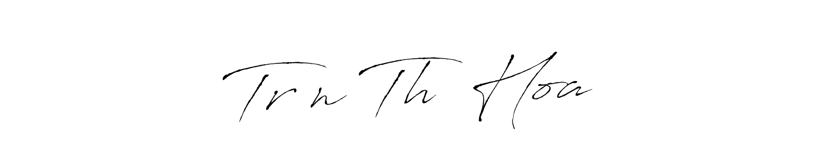 if you are searching for the best signature style for your name Trần Thị Hoa. so please give up your signature search. here we have designed multiple signature styles  using Antro_Vectra. Trần Thị Hoa signature style 6 images and pictures png