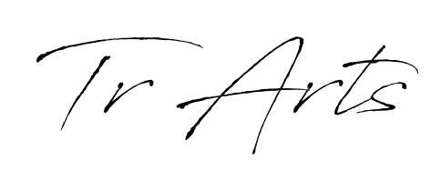 Make your name Tr Arts memorable on every contract using Antro_Vectra autograph style. Instant transparent background export available. Tr Arts signature style 6 images and pictures png