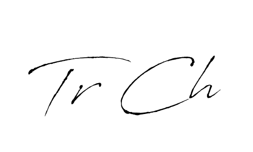 Antro_Vectra is a professional signature style that is perfect for those who want to add a touch of class to their signature. It is also a great choice for those who want to make their signature more unique. Get Tr Ch name to fancy signature for free. Tr Ch signature style 6 images and pictures png