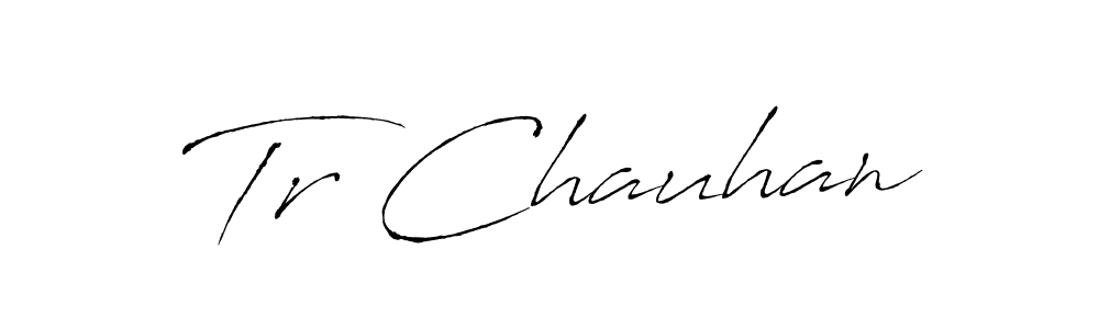 Antro_Vectra is a professional signature style that is perfect for those who want to add a touch of class to their signature. It is also a great choice for those who want to make their signature more unique. Get Tr Chauhan name to fancy signature for free. Tr Chauhan signature style 6 images and pictures png
