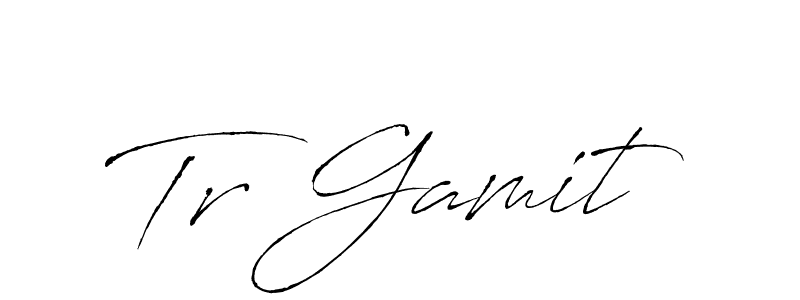 You should practise on your own different ways (Antro_Vectra) to write your name (Tr Gamit) in signature. don't let someone else do it for you. Tr Gamit signature style 6 images and pictures png