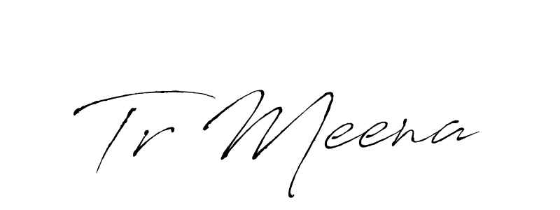 Also You can easily find your signature by using the search form. We will create Tr Meena name handwritten signature images for you free of cost using Antro_Vectra sign style. Tr Meena signature style 6 images and pictures png