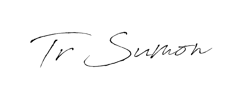 It looks lik you need a new signature style for name Tr Sumon. Design unique handwritten (Antro_Vectra) signature with our free signature maker in just a few clicks. Tr Sumon signature style 6 images and pictures png