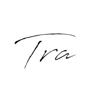 Antro_Vectra is a professional signature style that is perfect for those who want to add a touch of class to their signature. It is also a great choice for those who want to make their signature more unique. Get Tra name to fancy signature for free. Tra signature style 6 images and pictures png