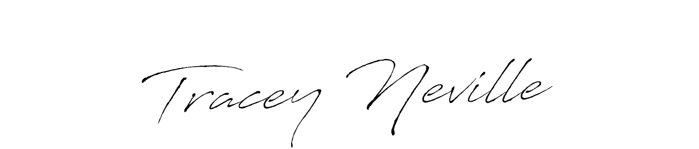 How to make Tracey Neville name signature. Use Antro_Vectra style for creating short signs online. This is the latest handwritten sign. Tracey Neville signature style 6 images and pictures png