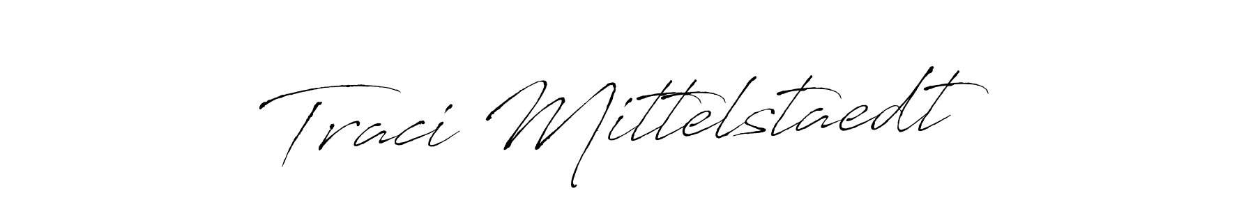 Create a beautiful signature design for name Traci Mittelstaedt. With this signature (Antro_Vectra) fonts, you can make a handwritten signature for free. Traci Mittelstaedt signature style 6 images and pictures png