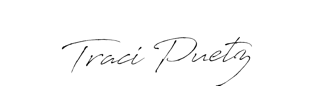 Make a beautiful signature design for name Traci Puetz. With this signature (Antro_Vectra) style, you can create a handwritten signature for free. Traci Puetz signature style 6 images and pictures png