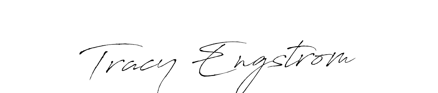 How to make Tracy Engstrom name signature. Use Antro_Vectra style for creating short signs online. This is the latest handwritten sign. Tracy Engstrom signature style 6 images and pictures png