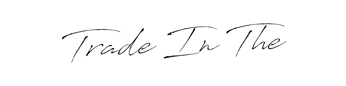 Also You can easily find your signature by using the search form. We will create Trade In The name handwritten signature images for you free of cost using Antro_Vectra sign style. Trade In The signature style 6 images and pictures png