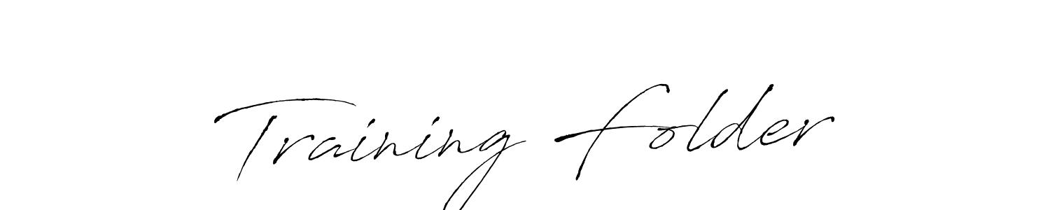 How to make Training Folder signature? Antro_Vectra is a professional autograph style. Create handwritten signature for Training Folder name. Training Folder signature style 6 images and pictures png