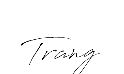 How to make Trang signature? Antro_Vectra is a professional autograph style. Create handwritten signature for Trang name. Trang signature style 6 images and pictures png